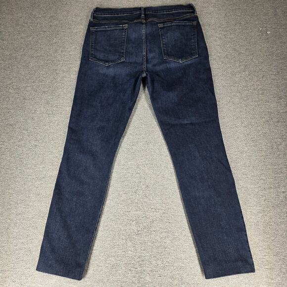 FRAME WOMENS LE SKINNY DE JEANNE REMI JEANS SIZE 34 ALTERED INSEAM 27" TO 29" - Picture 2 of 13